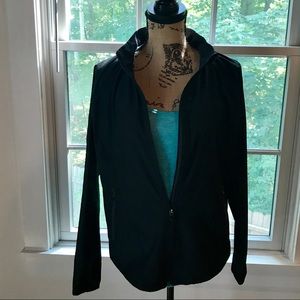 Athleta light weight running jacket black